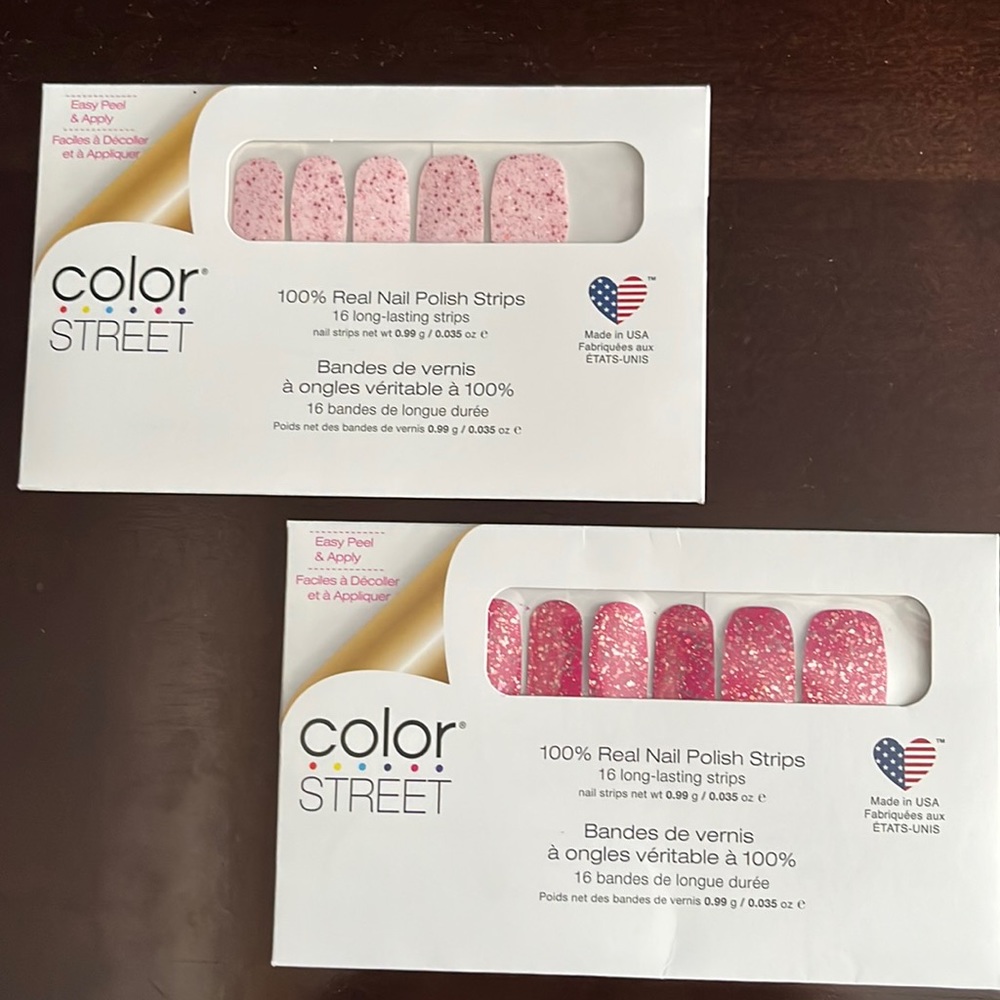 Color Street bundle Pink Warrior/LA Dreams NEW
